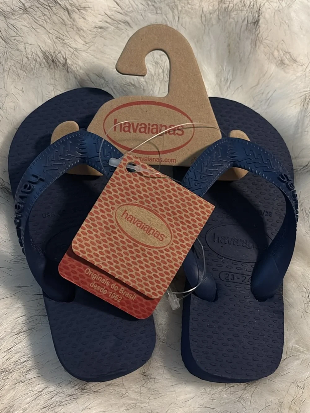 Havaianas boys Dark Blue Classic Flip Flops